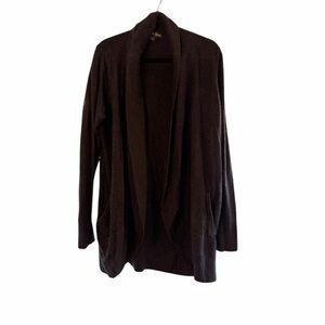 Women's‎ Navy Open Front Cardigan Sweater